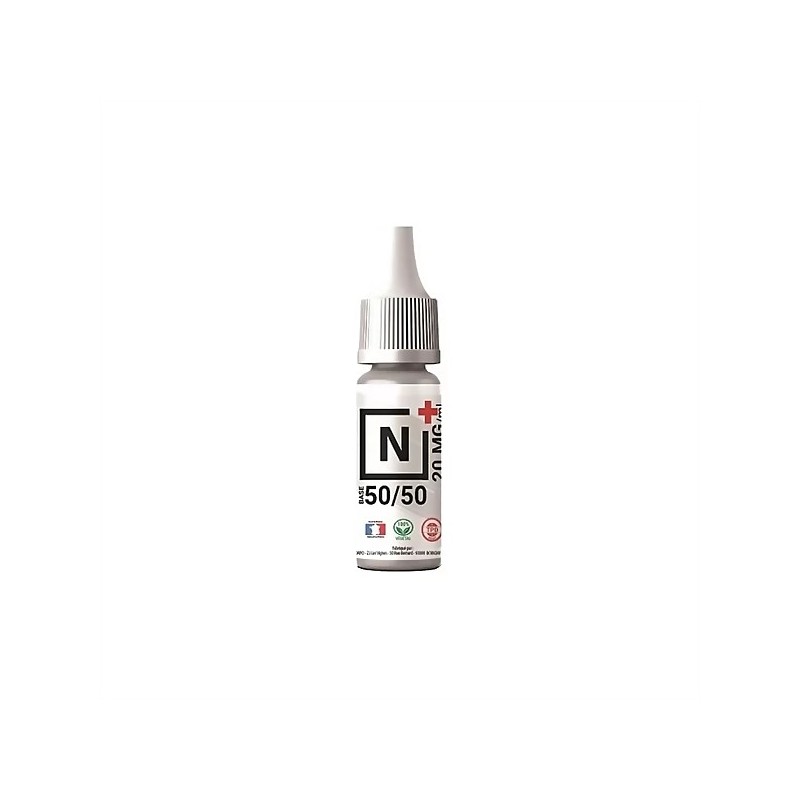 Booster de nicotine 10ml 20mg 50PG/50VG - N+ Booster de nicotine 10ml 20mg 50PG/50VG - N+