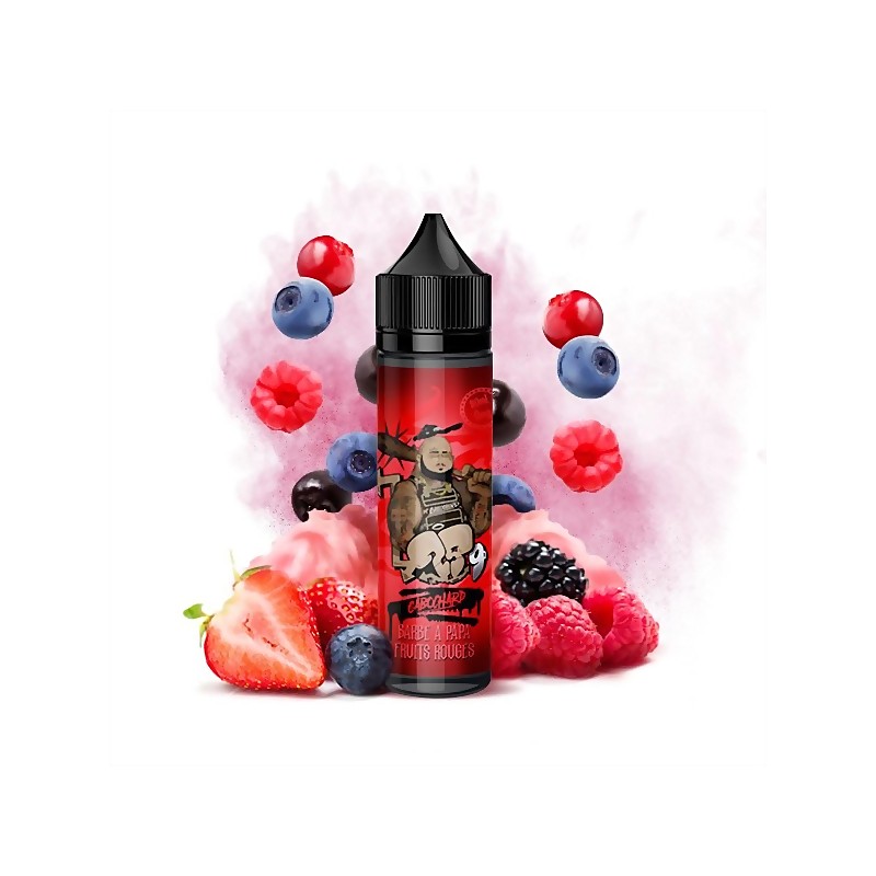 Barbe à Papa Fruits Rouges 0mg 50ml - Cabochard