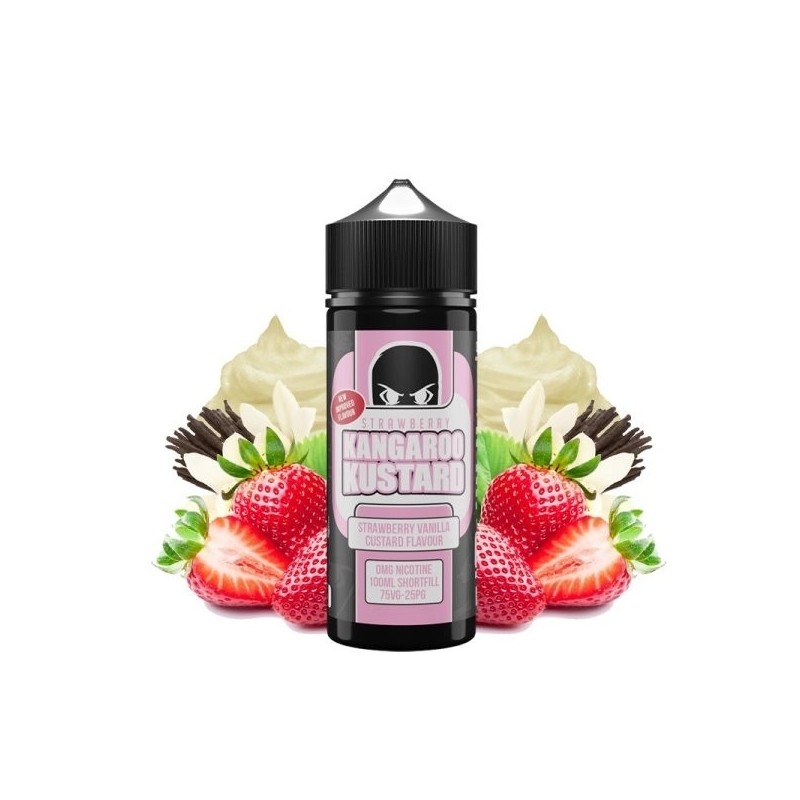 Strawberry Vanilla Custard 0mg 100ml - Kangaroo Kustard by Cloud Thieves Co Strawberry Vanilla Custard 0mg 100ml - Kangaroo Kustard by Cloud Thieves Co