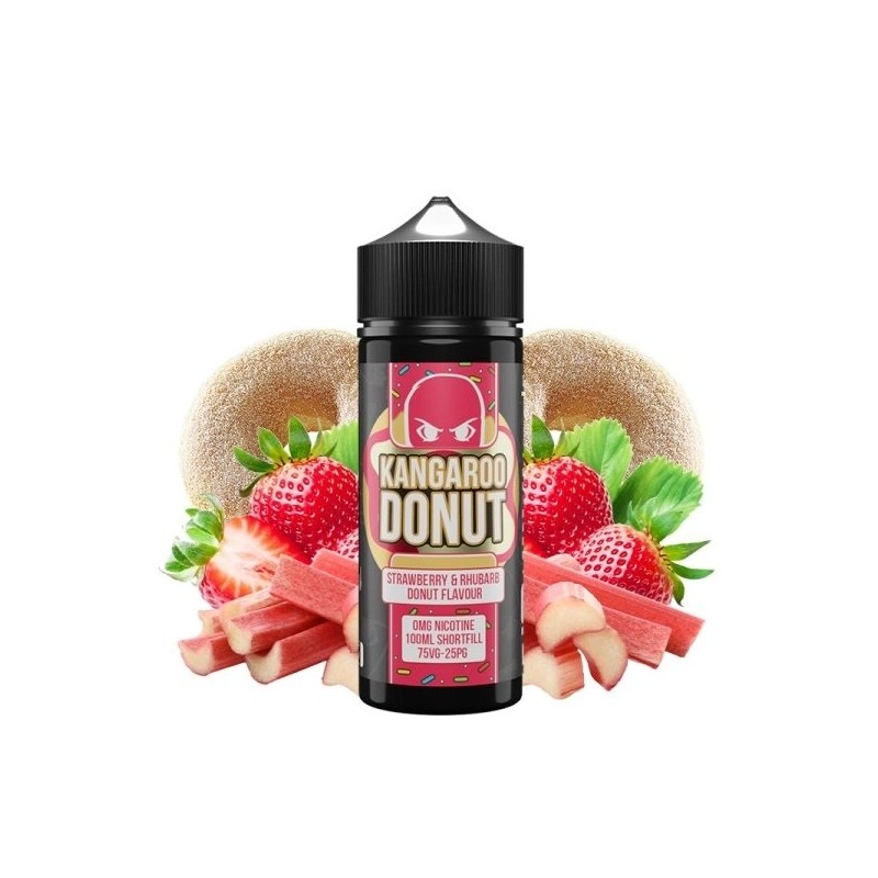 Strawberry & Rhubarb Donut 0mg 100ml - Kangaroo Donut by Cloud Thieves Co Strawberry & Rhubarb Donut 0mg 100ml - Kangaroo Donut by Cloud Thieves Co