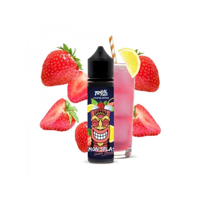 Lemon Splash Strawberry 0mg 50ml - Tribal Force