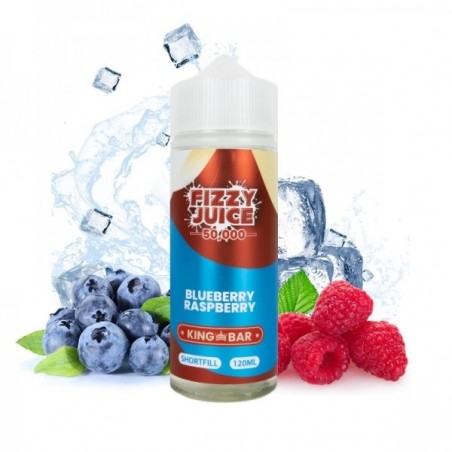 Blueberry Raspberry Ice 0mg 100ml - Fizzy Juice