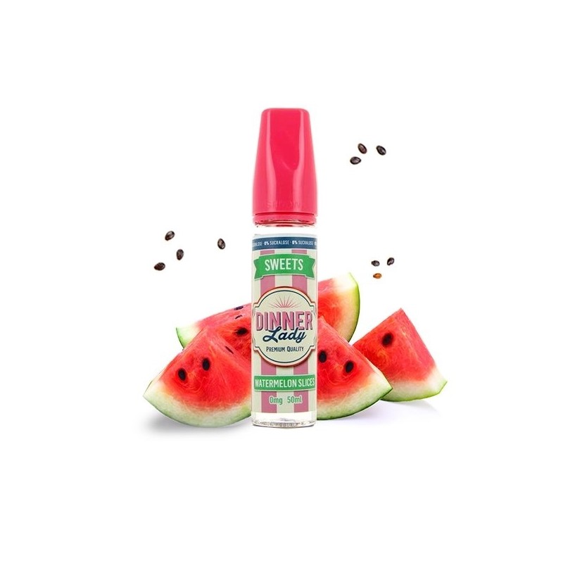 Watermelon Slices 0mg 50ml - Dinner Lady