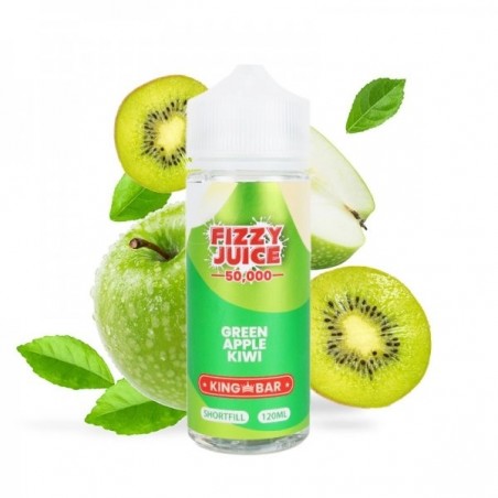 Green Apple Kiwi 0mg 100ml - Fizzy Juice