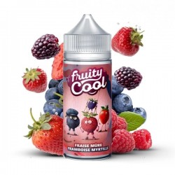 Fraises Mûres Framboises Myrtilles 0mg 100ml - Fruity Cool
