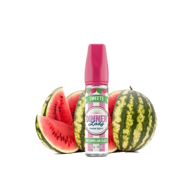 Watermelon Slices 0mg 50ml - Sweets by Dinner Lady Watermelon Slices 0mg 50ml - Sweets by Dinner Lady
