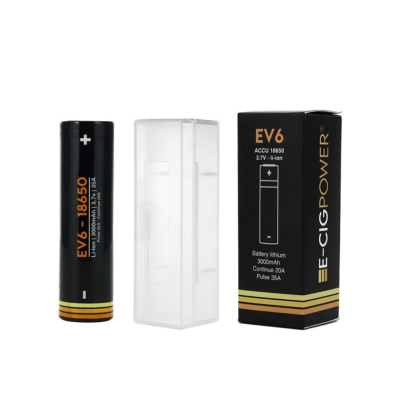 Accu 18650 EV6 3000mAh - E-Cig Power