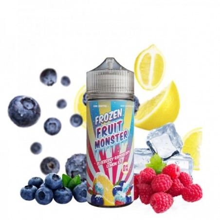 Blueberry Raspberry Lemon Ice 0mg 100ml - Frozen Fruit Monster