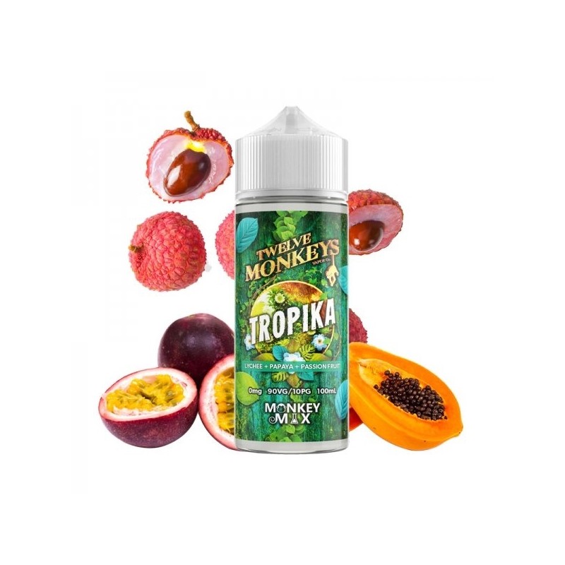 Tropika Monkey Mix 0mg 100ml - Twelve Monkeys