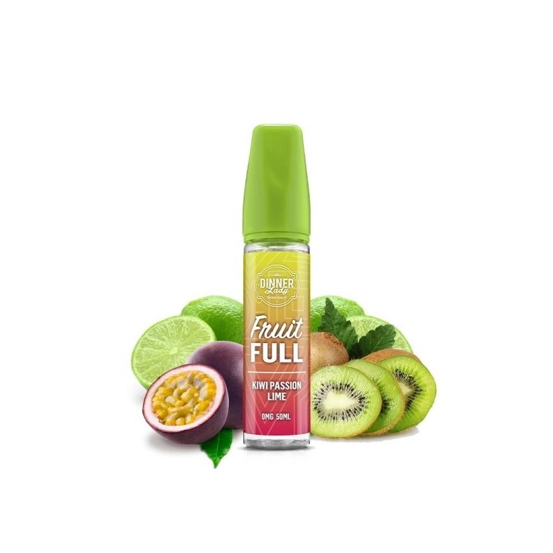 Kiwi Passion Lime 0mg 50ml - Fruit Full by Dinner Lady Kiwi Passion Lime 0mg 50ml - Fruit Full by Dinner Lady