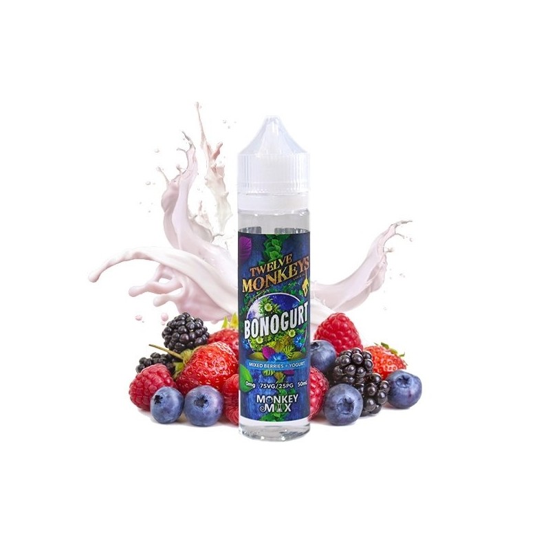 Bonogurt Monkey Mix 0mg 50ml - Twelve Monkeys