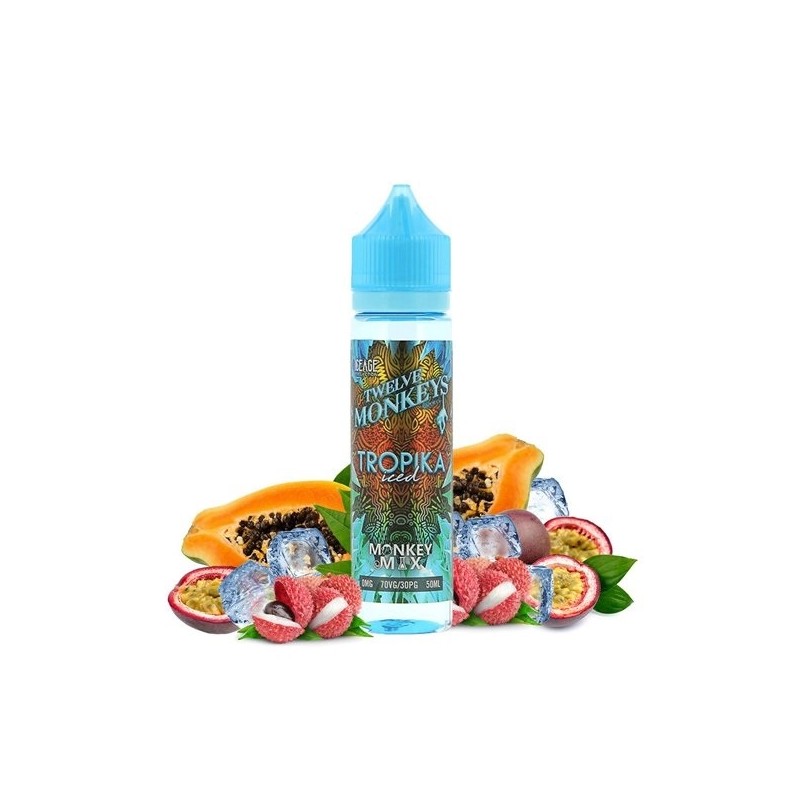 Tropika Iced 0mg 50ml - Twelve Monkeys Ice Age