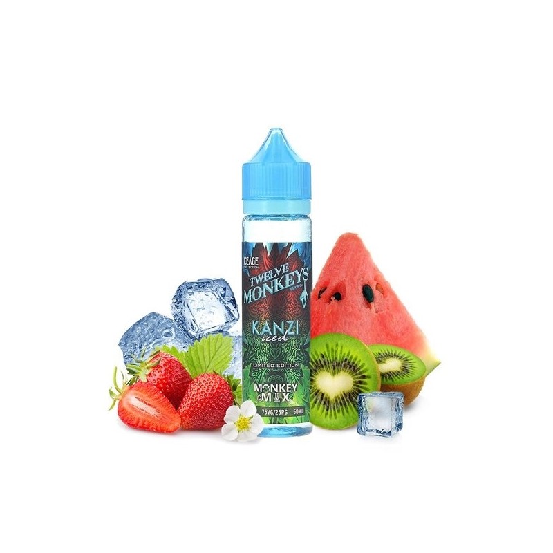 Kanzi Iced 0mg 50ml - Twelve Monkeys Ice Age