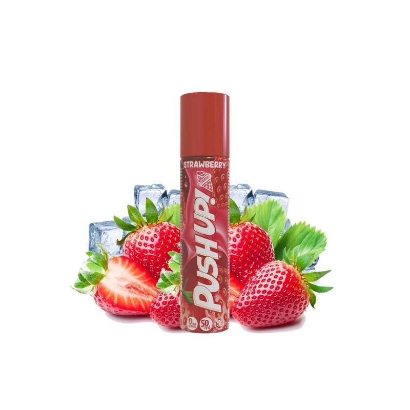 Fraise 0mg 50ml - Push Up by Vape Maker