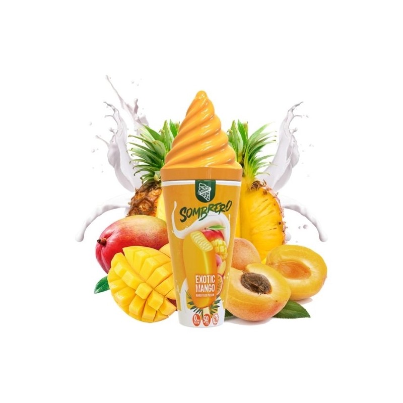 Exotic Mango 0mg 50ml - Sombrero by Vape Maker