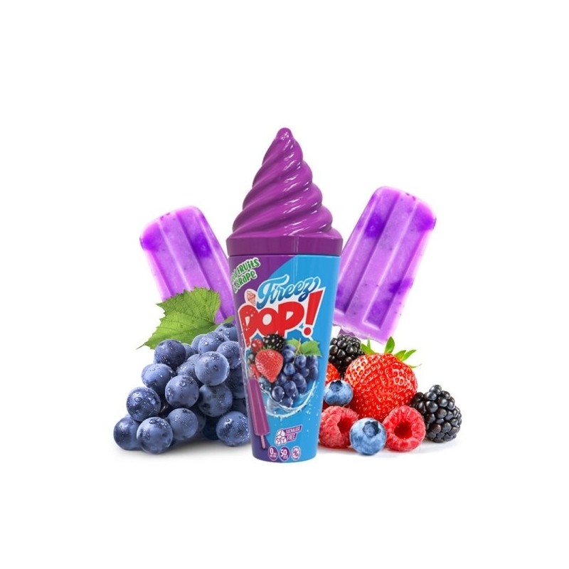 Pop Grape Red Fruits 0mg 50ml - Freez Pop by Vape Maker