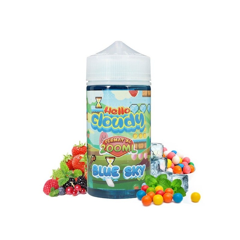 Blue Sky 0mg 200ml +Pipette - Hello Cloudy Blue Sky 0mg 200ml +Pipette - Hello Cloudy