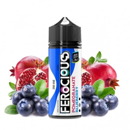 Promegranate Blueberry 0mg 100ml - Bar Juice by Ferocious Flavours