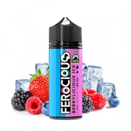 Berrylicious Ice 0mg 100ml - ⁠Fruitopia by Ferocious Flavours