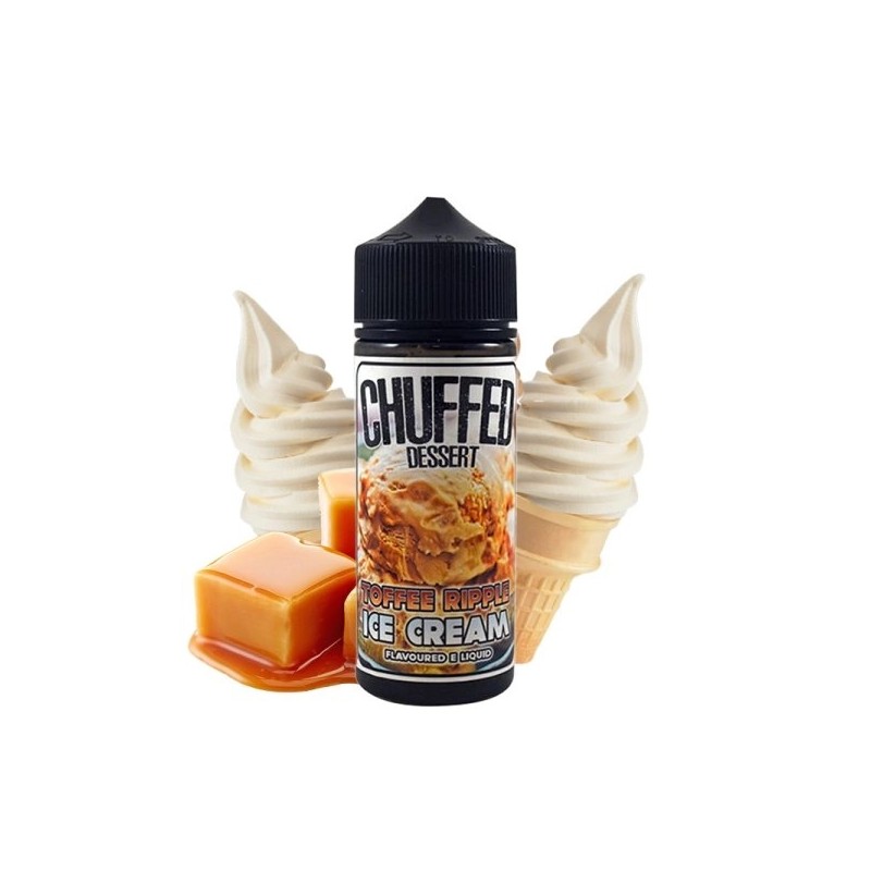 Toffee Ripple Ice Cream 0mg 100ml - Chuffed