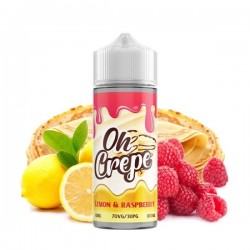 Lemon & Raspberry 0mg 100ml - Oh Crepe by VapIQ