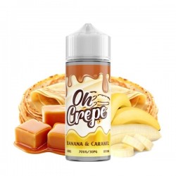 Banana & Caramel 0mg 100ml - Oh Crepe by VapIQ