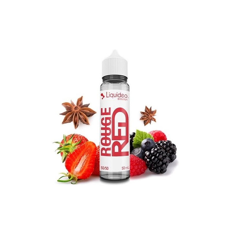 Rouge Red 0mg 50ml - Liquideo Evolution Rouge Red 0mg 50ml - Liquideo Evolution