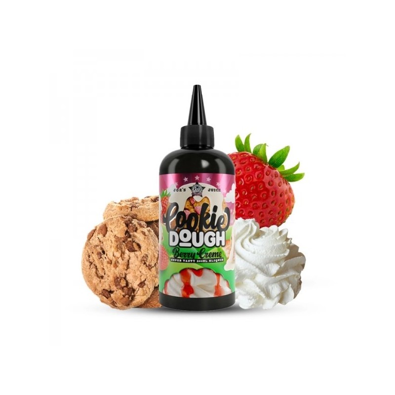 Cookie Dough Berry Creme 0mg 200ml - Joe's Juice