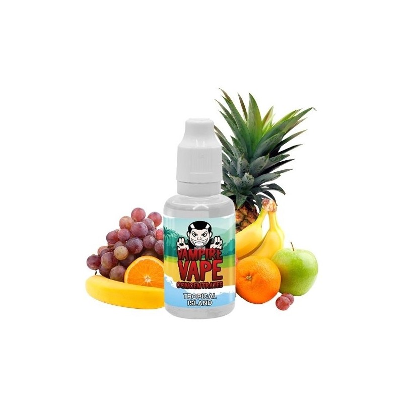 Concentré Tropical Island 30ml - Vampire Vape Concentré Tropical Island 30ml - Vampire Vape