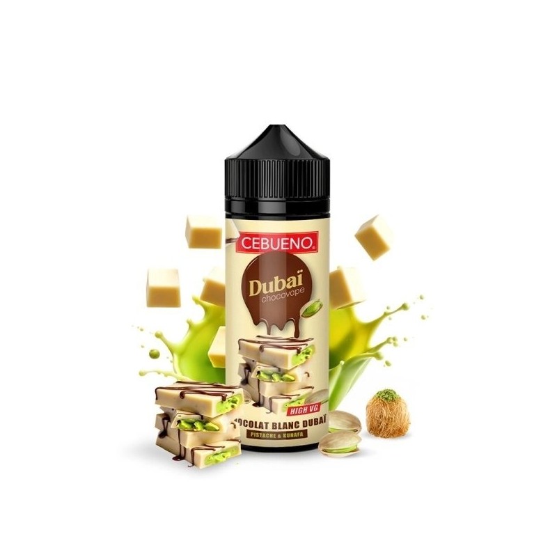 Dubaï Chocovape White 0mg 100ml - Cebueno Dubaï Chocovape White 0mg 100ml - Cebueno