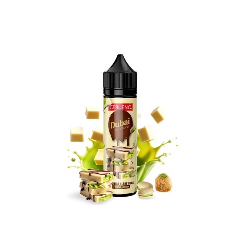 Dubaï Chocovape White 0mg 50ml - Cebueno Dubaï Chocovape White 0mg 50ml - Cebueno