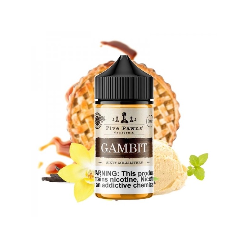 Gambit 0mg 50ml - Five Pawns