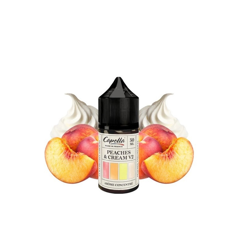 Concentré Peaches & Cream V2 30ml - Capella