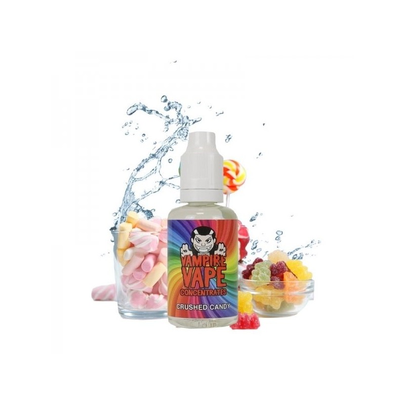 Concentré Crushed Candy 30ml - Vampire Vape Concentré Crushed Candy 30ml - Vampire Vape