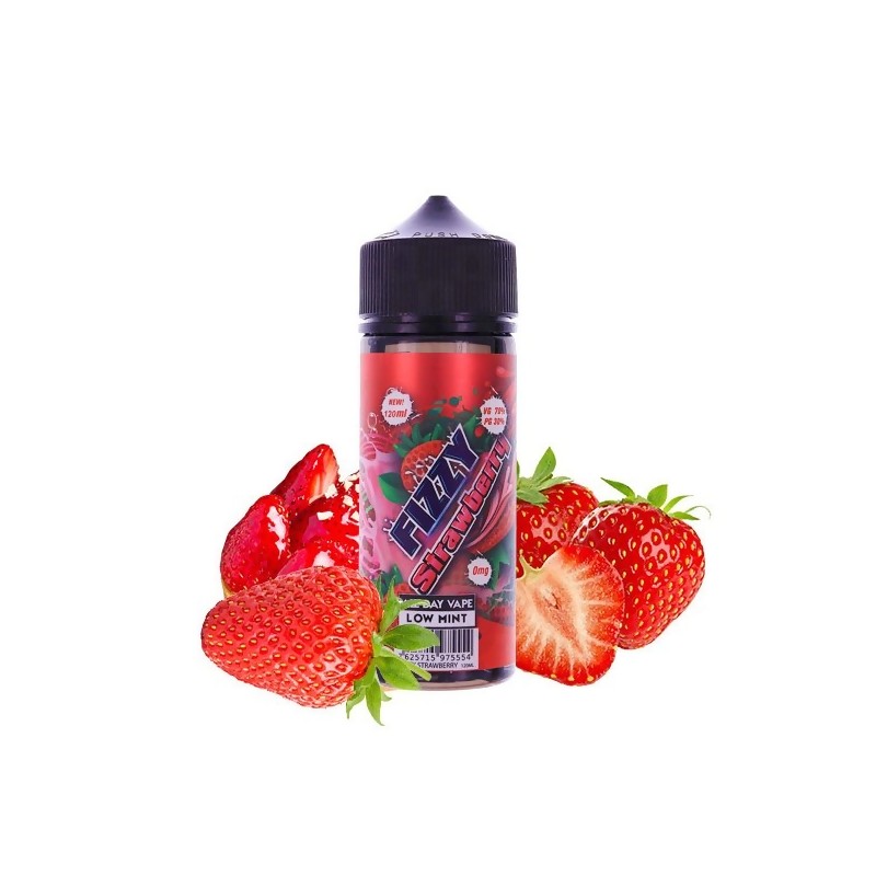 Strawberry 0mg 100ml - Fizzy Juice