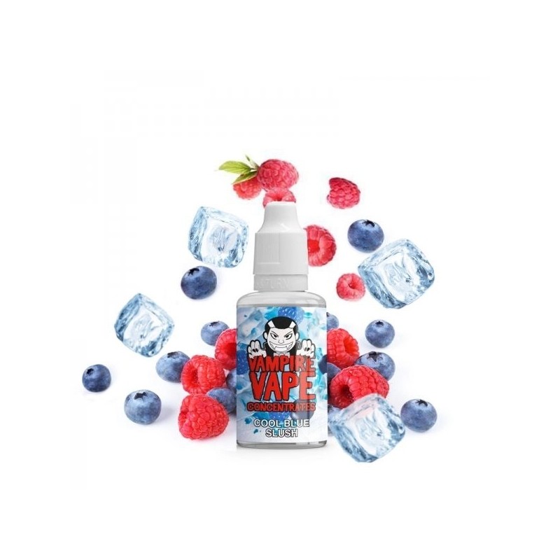 Concentré Cool Blue Slush 30ml - Vampire Vape Concentré Cool Blue Slush 30ml - Vampire Vape