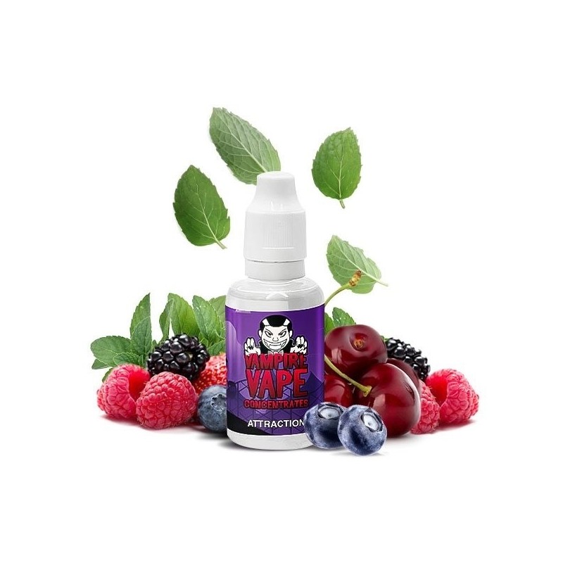 Concentré Attraction 30ml - Vampire Vape Concentré Attraction 30ml - Vampire Vape